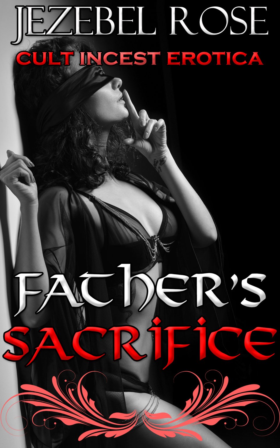 Father's Sacrifice, cover image, design by Jezebel Rose