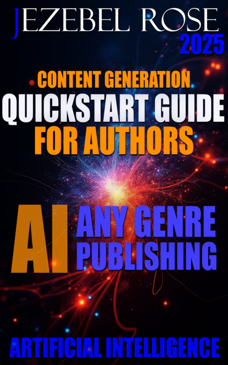 AI Content Creation Quickstart Guide for Authors, artificial intelligence content creation, any genre publishing guide for authors