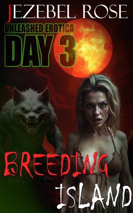 Breeding Island 3 by Jezebel Rose, hardcore erotica, taboo impregnation, breeding, dogs, creatures, demons, impreg, pregnancy, birthing horror